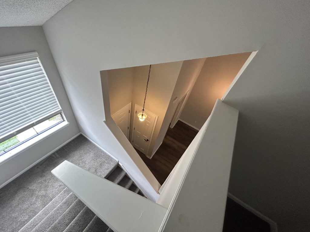Photo inside corinth townhome unit staircase